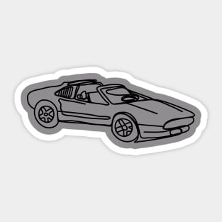 Deportive Classic Minimal Vintage Cars Sticker